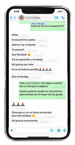 Testimonios